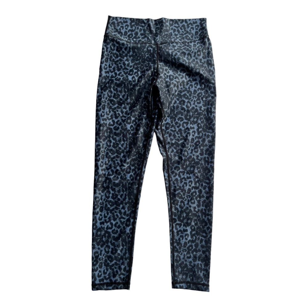 ZYIA Active Blue/Grey Leopard Print‎ Legging Size 8-10